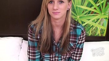 Play Brand New Blonde 18 Yr Old Gets Creampied