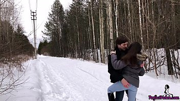 Play Babe Fantasizes about Teacher and Sex With Him in the Forest