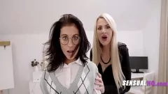 Play Brunette Lesbians Go Wild: Pussy Licking, Scissoring & More