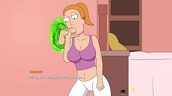 Play Rick and Morty: A Way Back Home- Summer is sucking off her brother