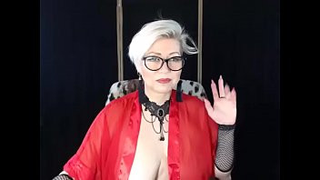 Play AimeeParadise, a Russian mature, enjoys sex in private again with cool stickers on her large mature nipples ...